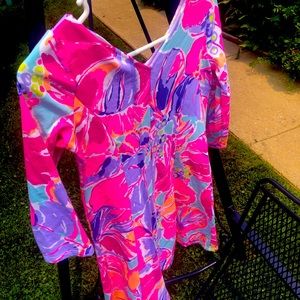 Lilly Pulitzer Girls Fit And Flare Dress. Size Xl.